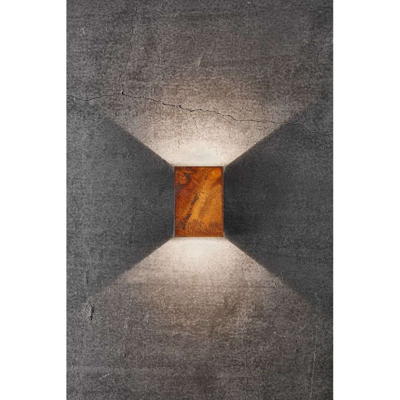 Fold 10 LED Vägglampa Corten - Nordlux