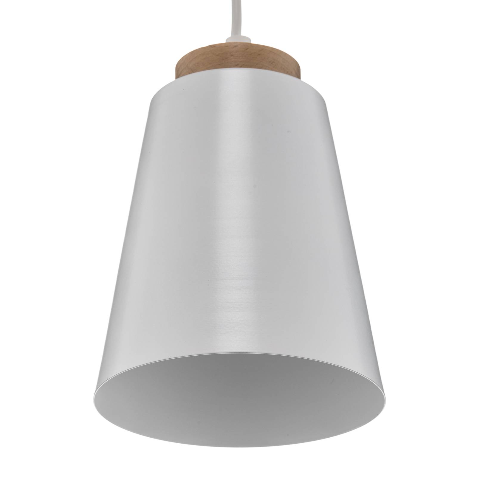 Lampa wisząca Bolero 1, 1-pkt., biała