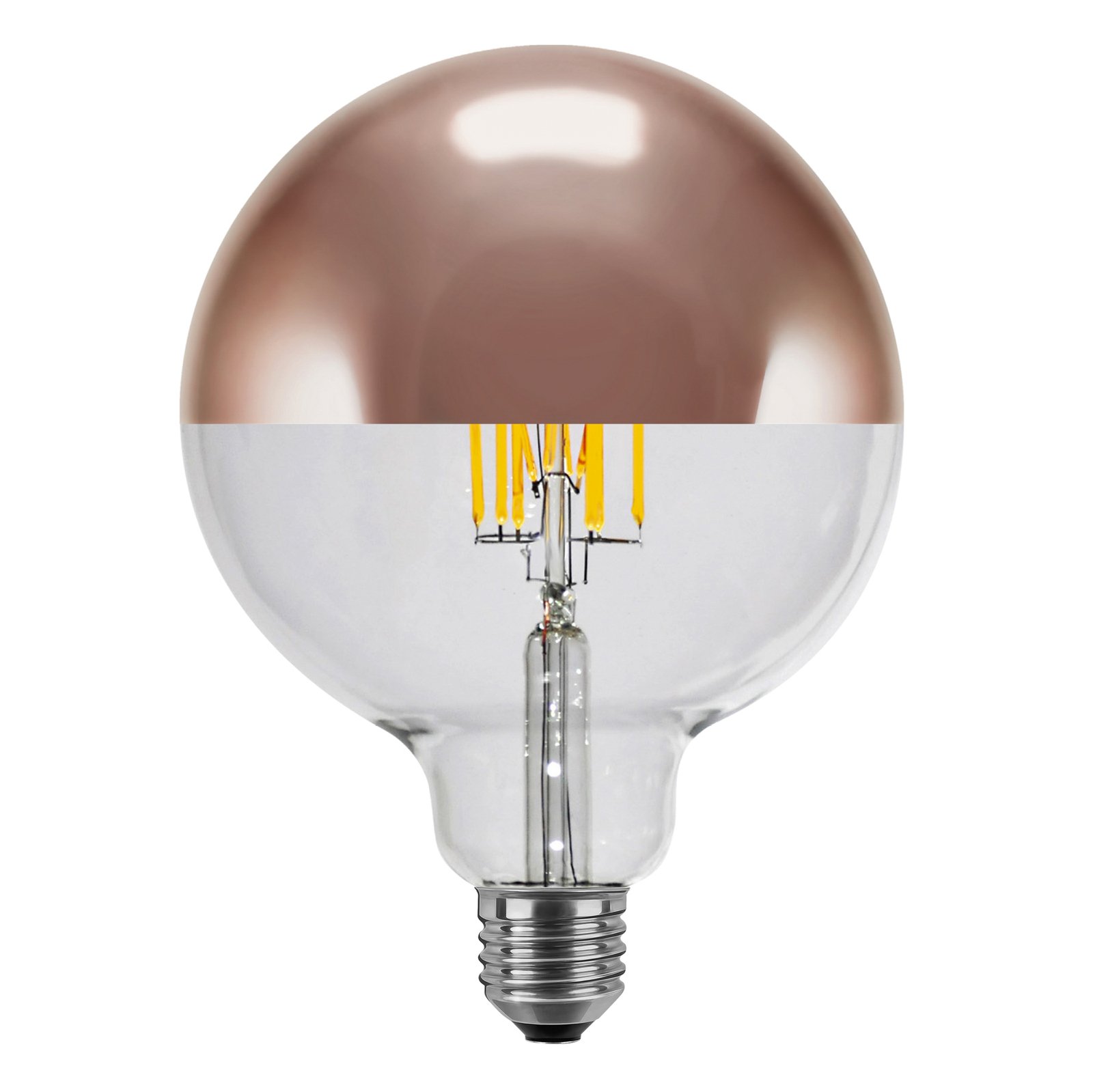 SEGULA LED-globe E27 6,5W 927 toppforsp. kobber