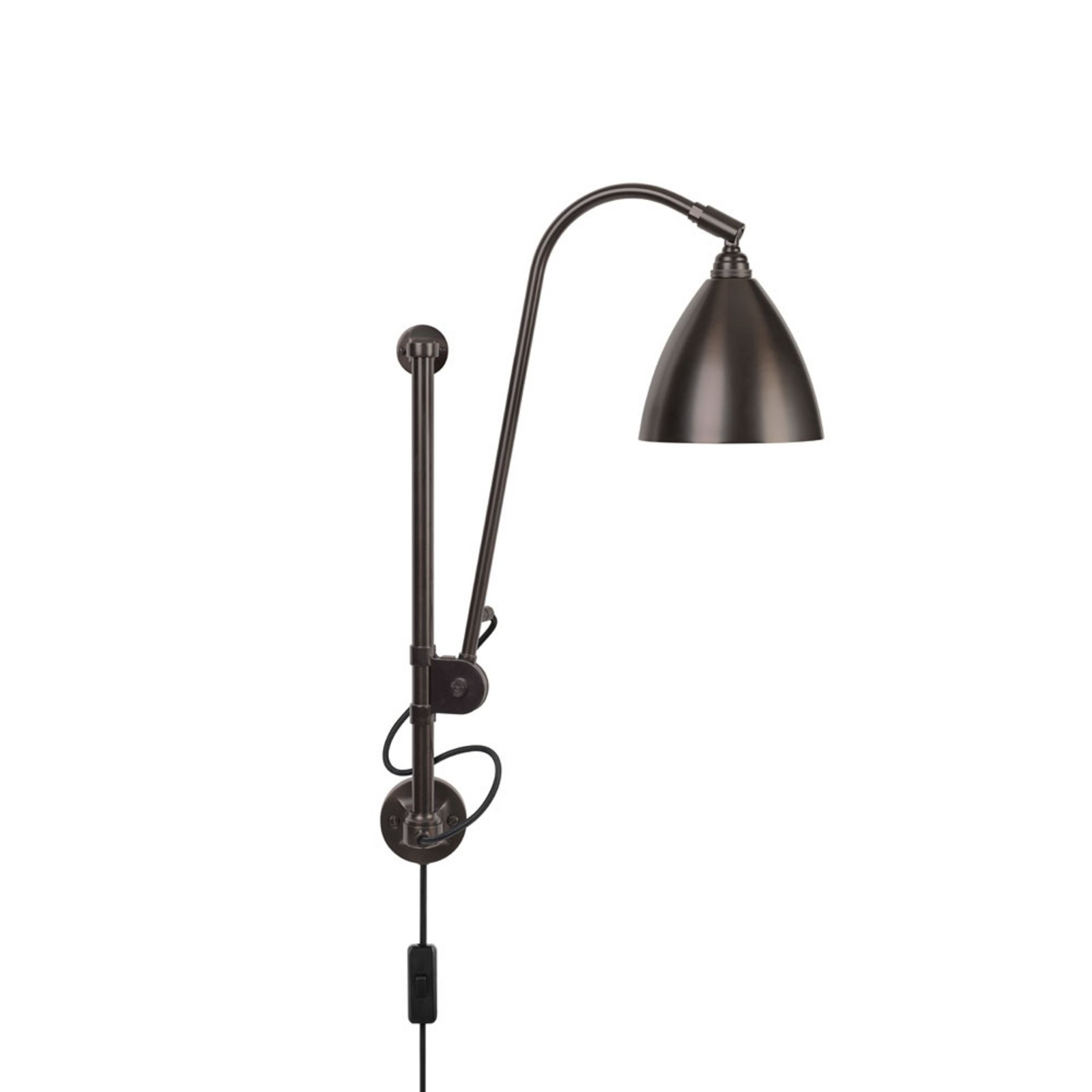 Bestlite BL5 Zidna lampa Ø16 Crna Mesing/Crna Mesing - GUBI