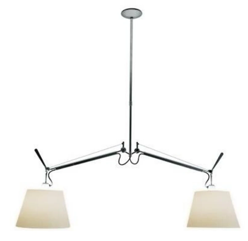 Artemide - Tolomeo Basculante Suspension Ø360 Parchemin