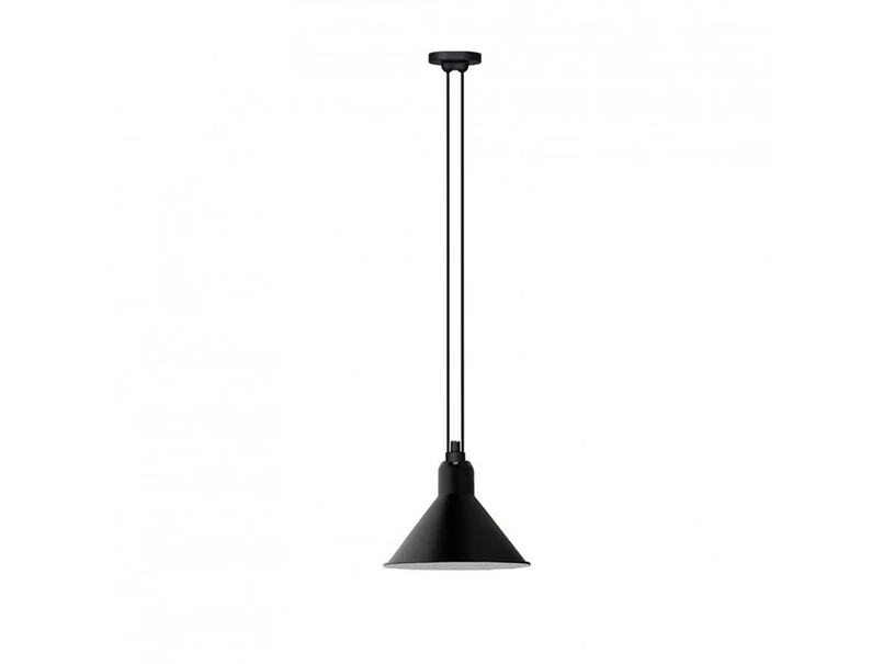 Lampe Gras – 322 XL Pendelleuchte Konisch Schwarz