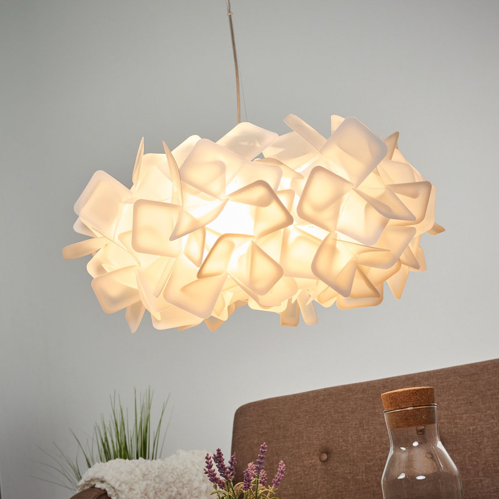 Slamp Clizia - lámpara colgante de diseño, blanco