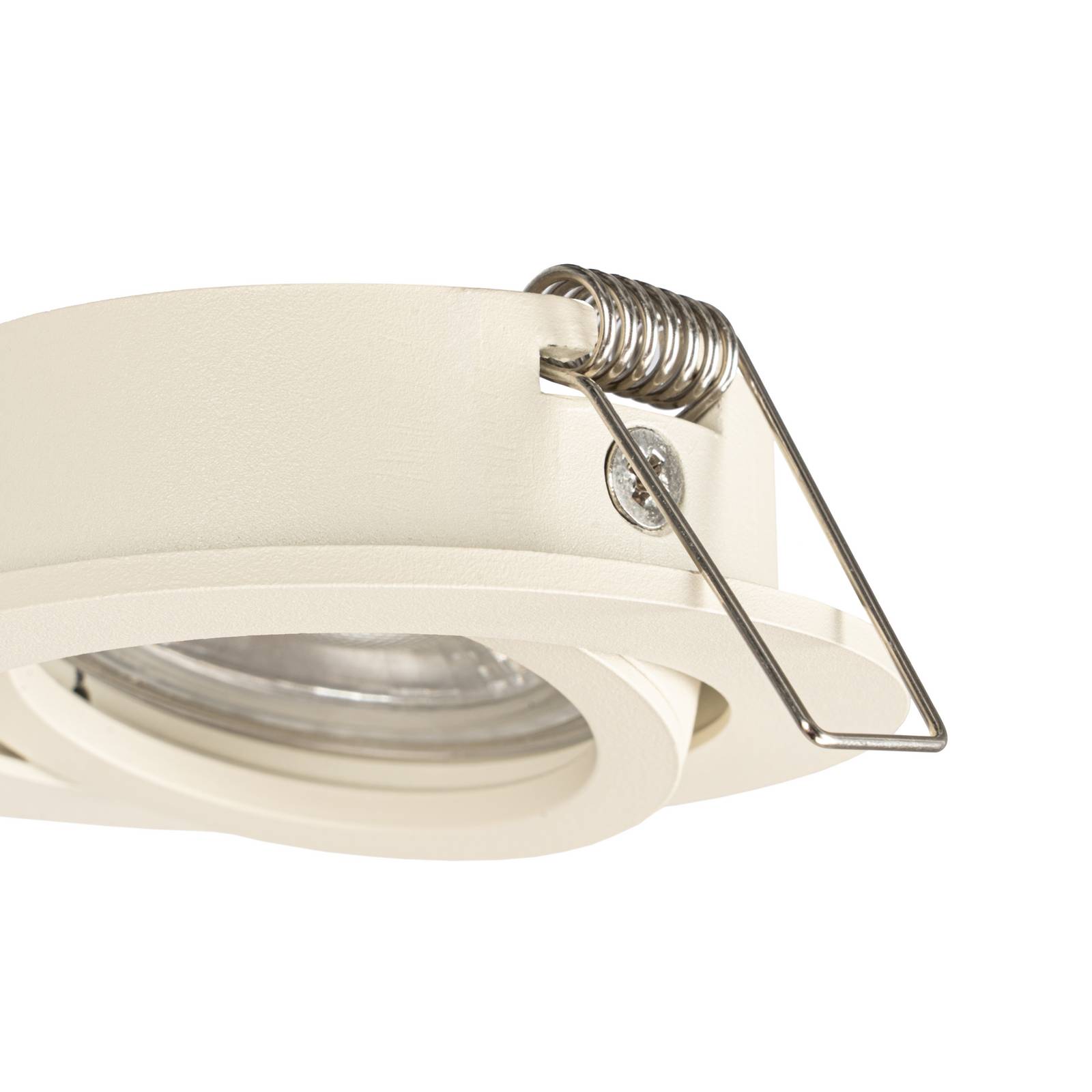 Arcchio Downlight Zyron, beżowy, Ø 8,2 cm