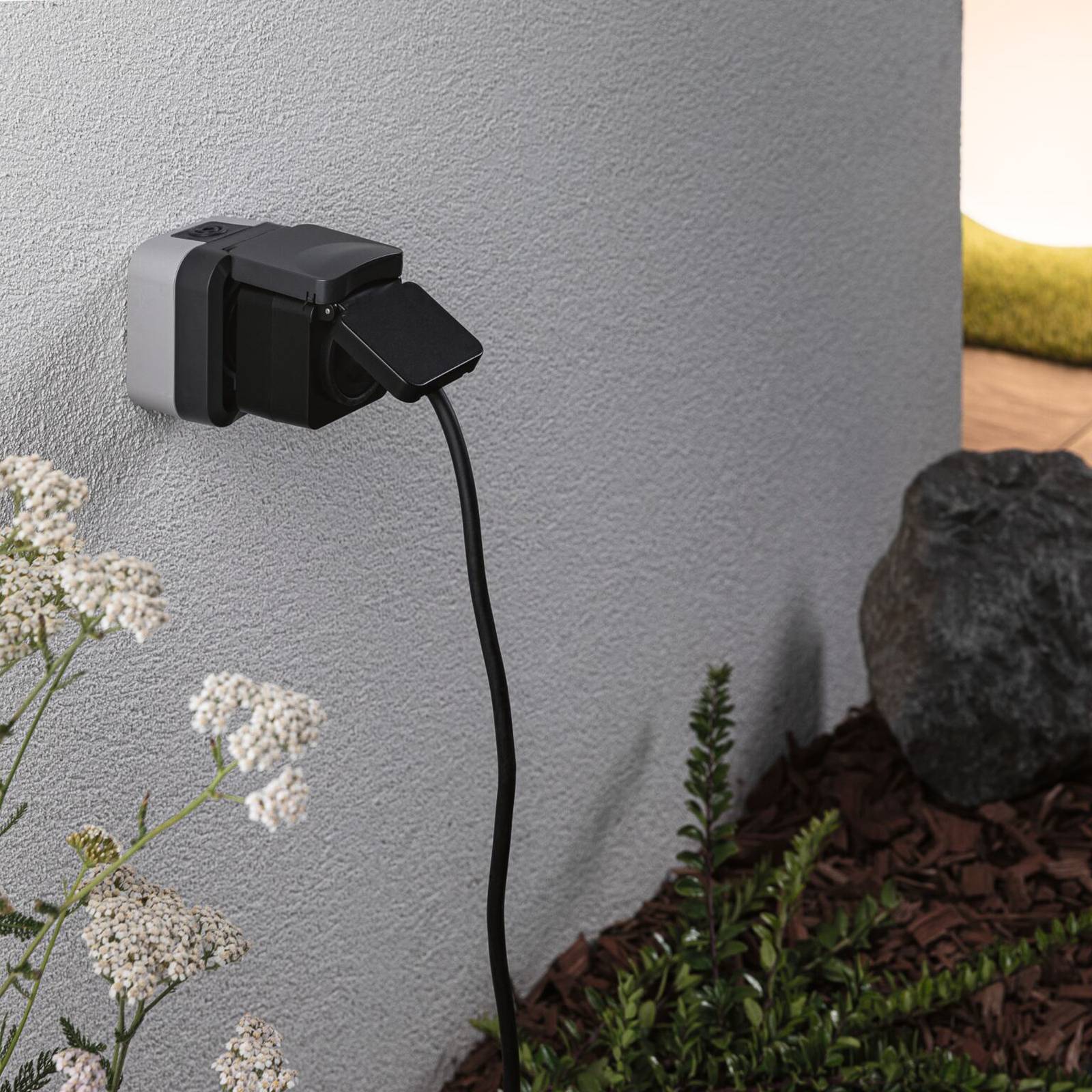 Paulmann Smart Plug Outdoor ZigBee adapterplugg for utendørs bruk