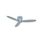 Ventilateur de plafond Smart Eco Plano II, Ø 112 cm, gris clair, DC