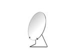 Standing Mirror Ø30 Black - Moebe