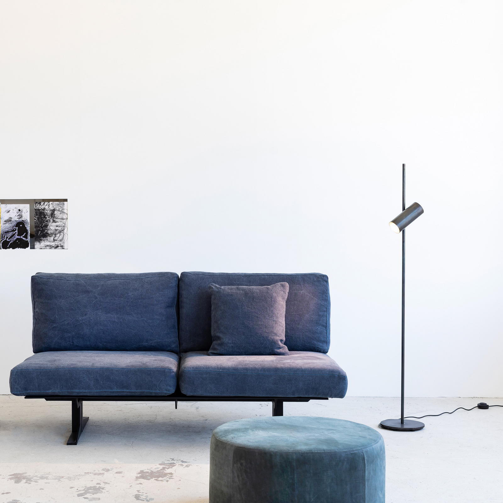 N°15 gulvlampe, sort, stål, højde 140 cm, GU10 – Serax N°15 gulvlampe, sort, stål, højde 140 cm, GU10 – Serax