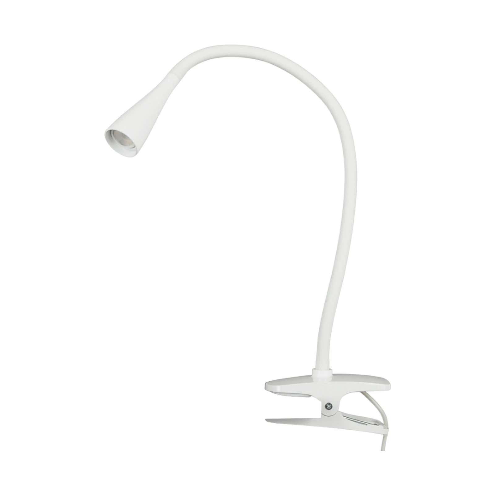 Lindby LED clemă de lumină Baris, alb, înălțime 44 cm, 3000K