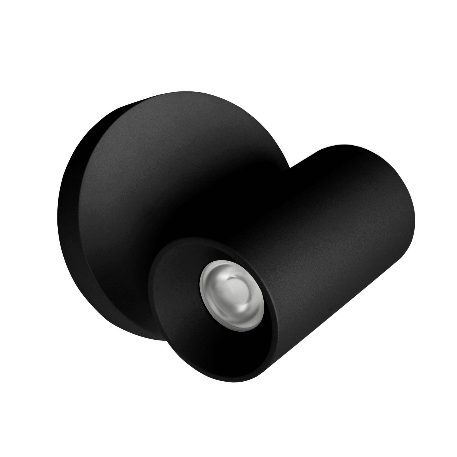 Levně LED stropní reflektor Bart S, stmívatelný, černá