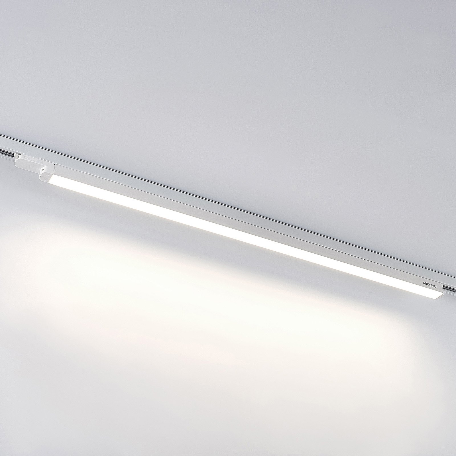 Arcchio LED-Schienenleuchte Harlow, weiß, 109 cm, 4.000 K