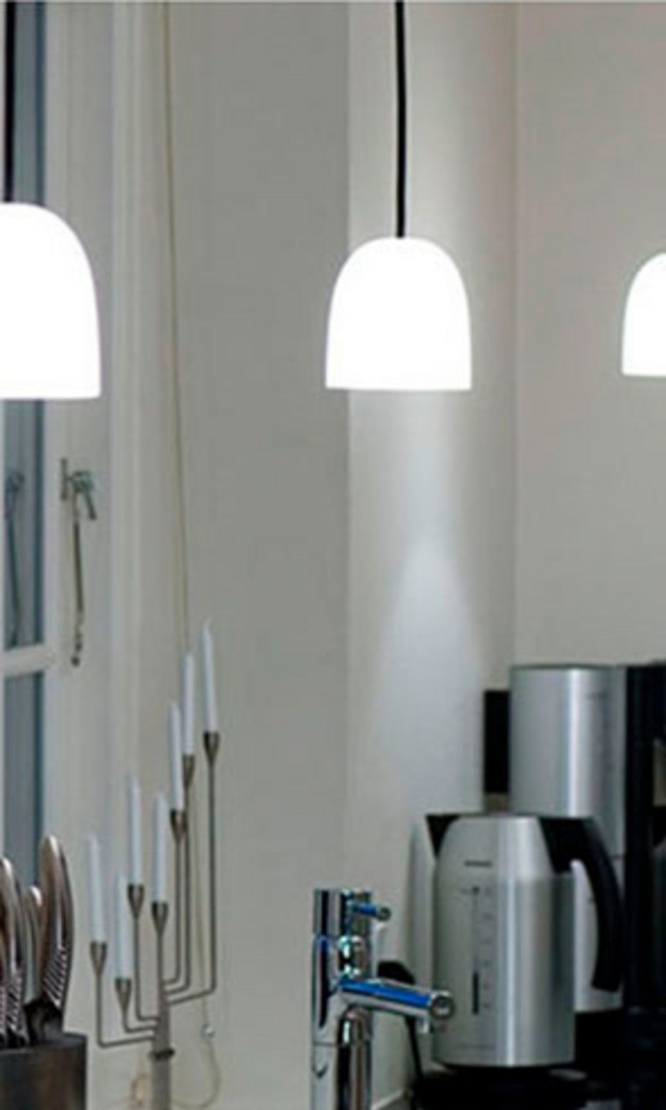 Super 115 Pakabinamas Šviestuvas Opalinis/Juodas Laidas - Piet Hein Super 115 Pakabinamas Šviestuvas Opalinis/Juodas Laidas - Piet Hein