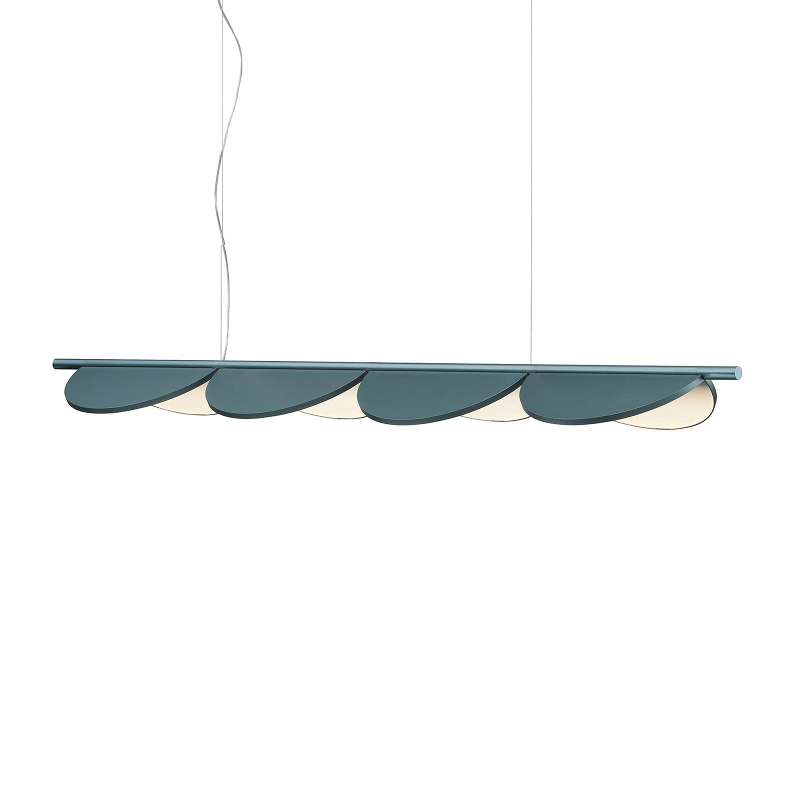 FLOS Almendra Linear LED hanging light, four-bulb