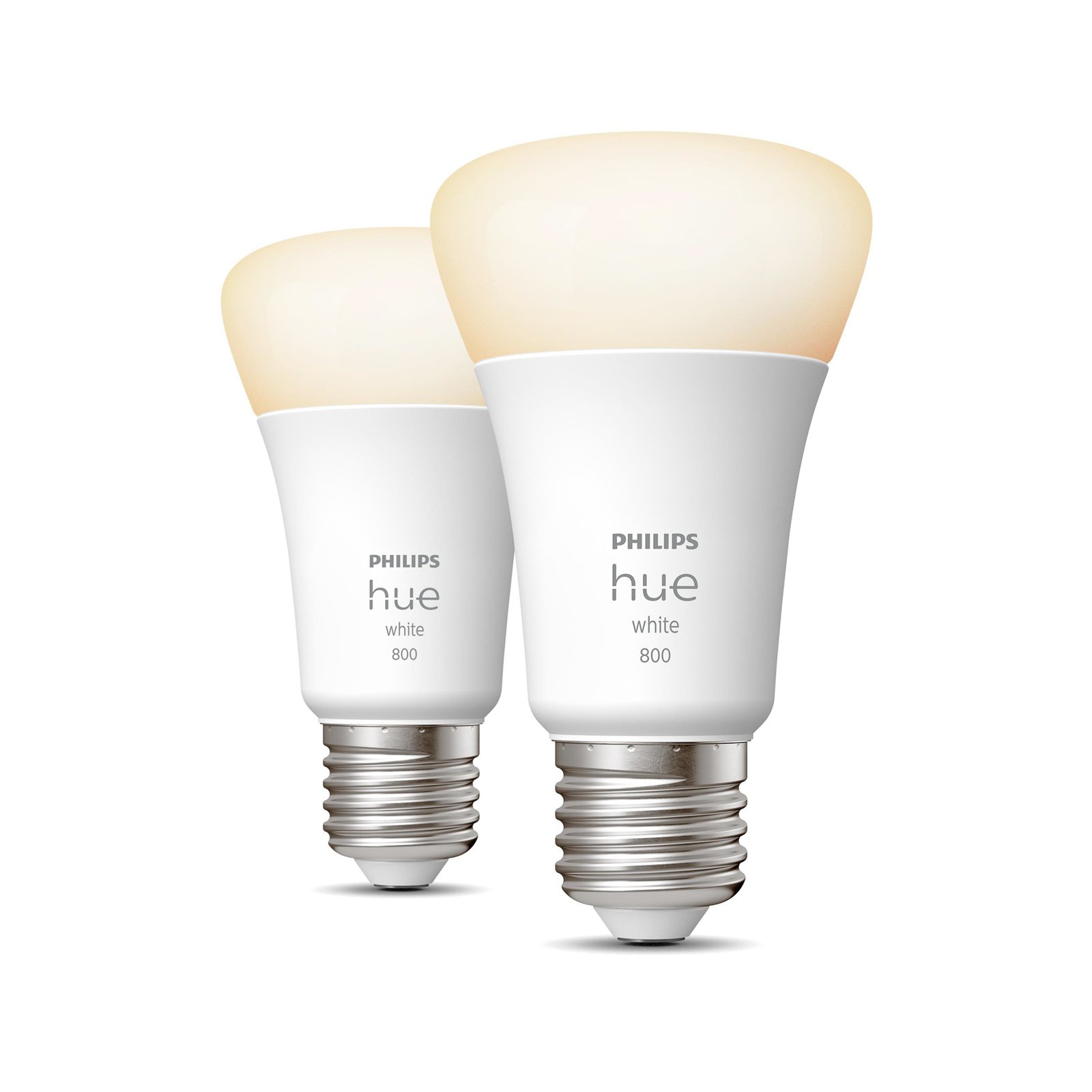Maak leven Adviseur vlotter Philips Hue White 9W E27 LED lamp, 2 per set | Lampen24.nl