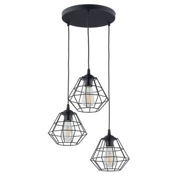 Envolight Saphir hanging light 3-bulb round, black