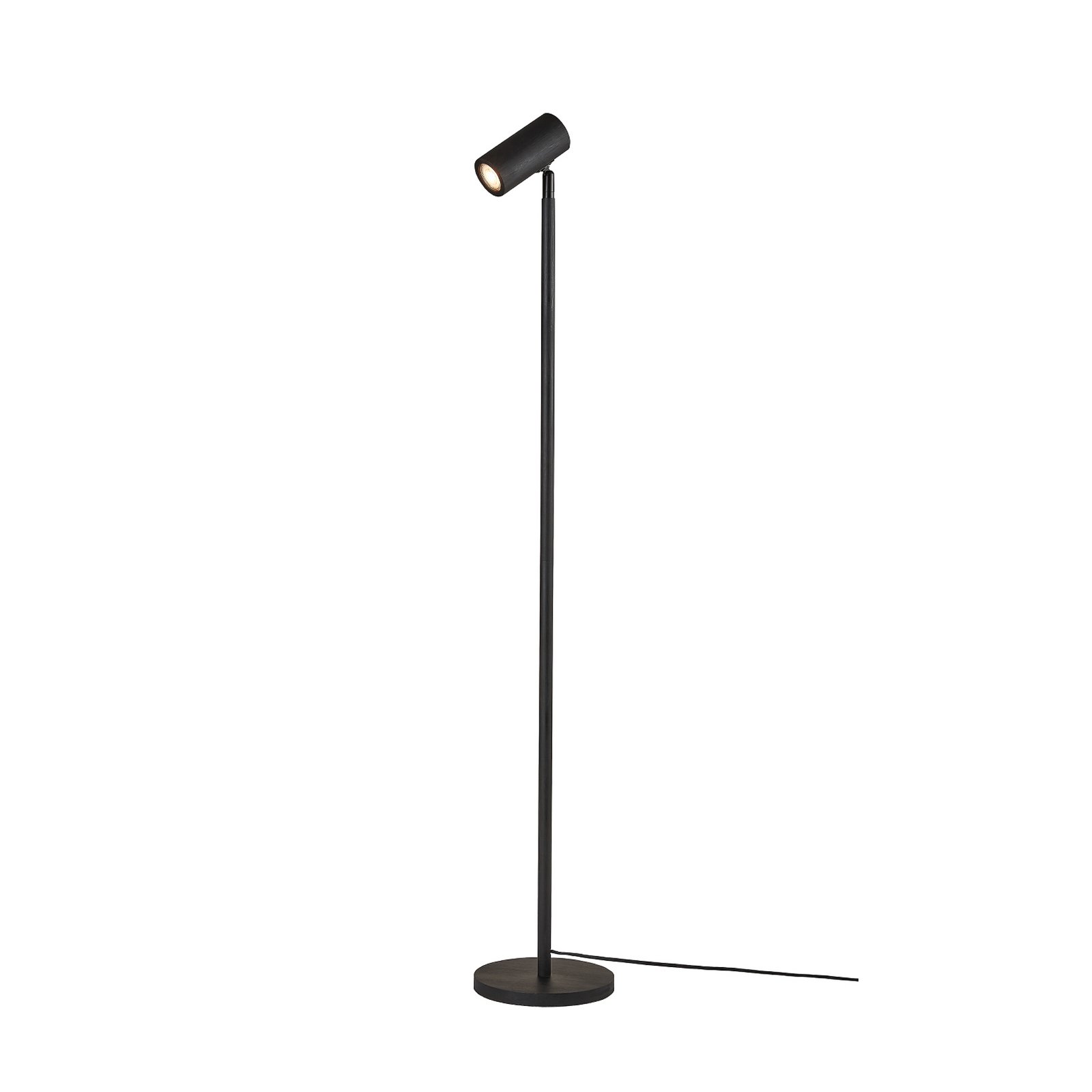 GOOD & MOJO Stehlampe Java, schwarz, 141 cm, Bambus, GU10