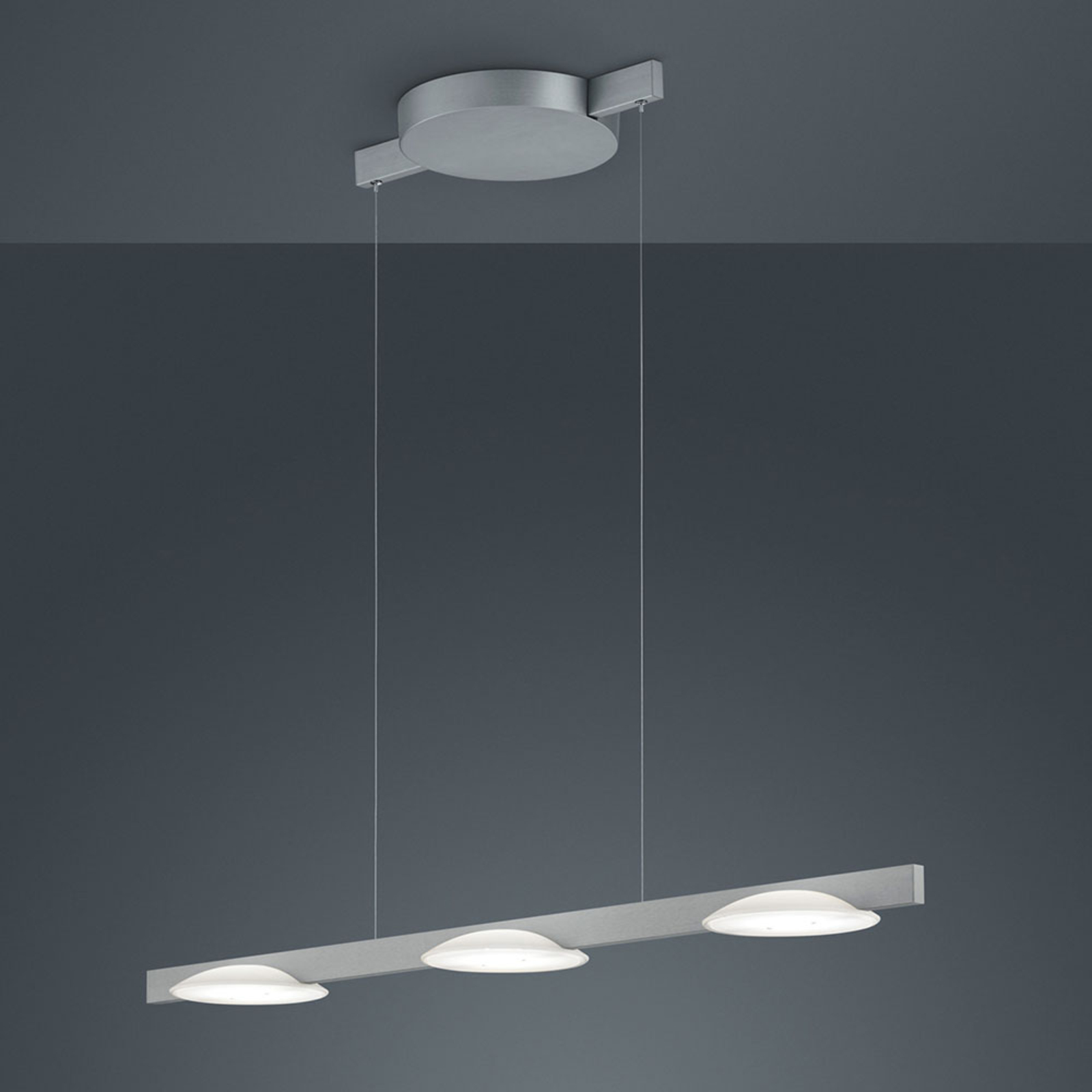 Helestra Pole LED-Hängeleuchte dreiflammig
