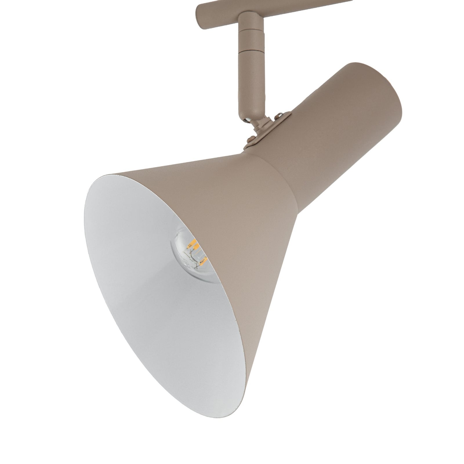 Milia-kattokohdevalo, beige, E14, 4-lamppuinen, 79 cm, metalli – NOLA Milia-kattokohdevalo, beige, E14, 4-lamppuinen, 79 cm, metalli – NOLA