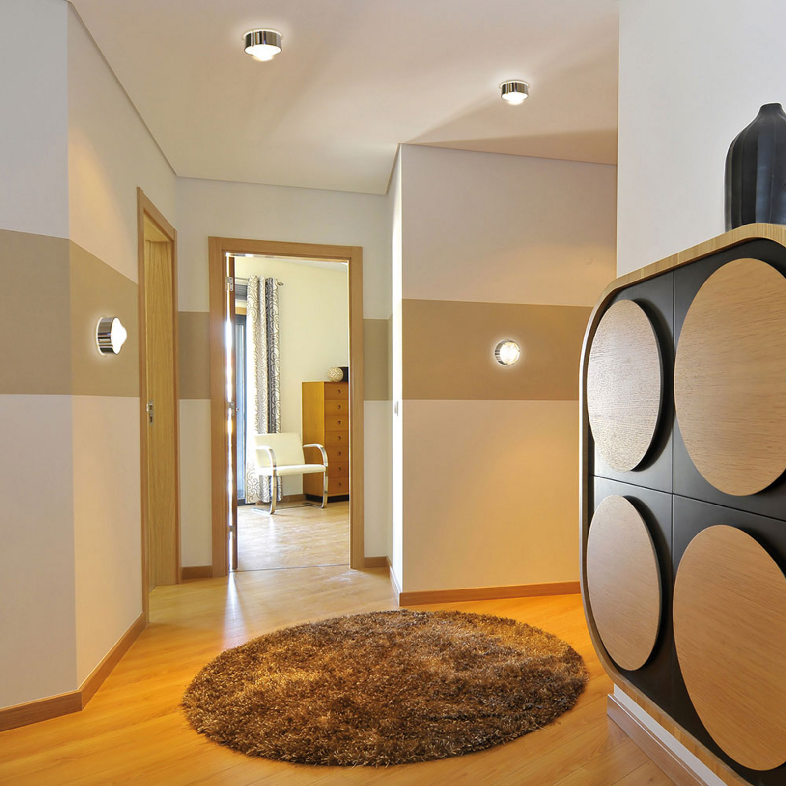 Top Light Plafonieră Puk One 2 crom G9 - Hol - modern - Metal