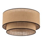 Boho Plafond Ø45 Jute/Svart- Euluna