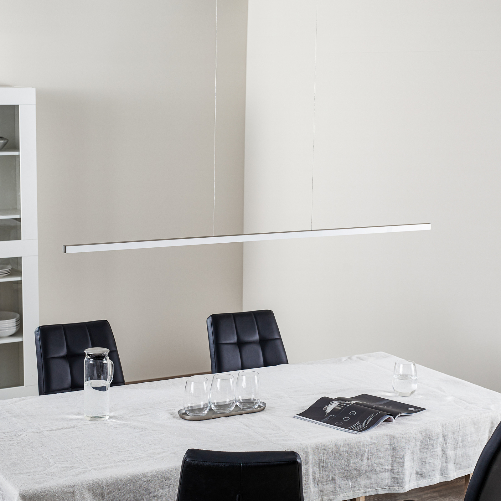 Orix LED κρεμαστό φωτιστικό, λευκό, μήκος 150 cm