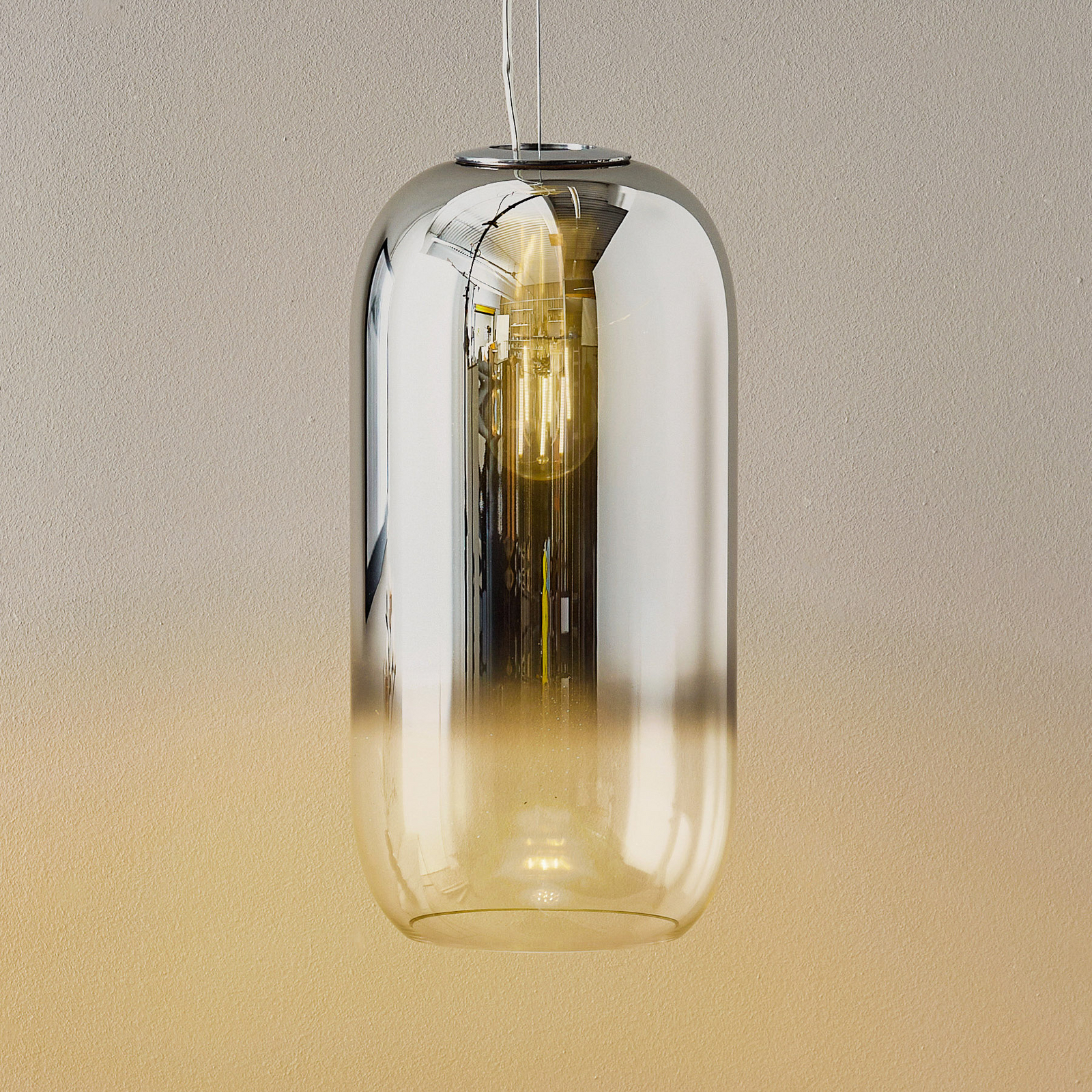 Artemide Gople Glas-Pendelleuchte