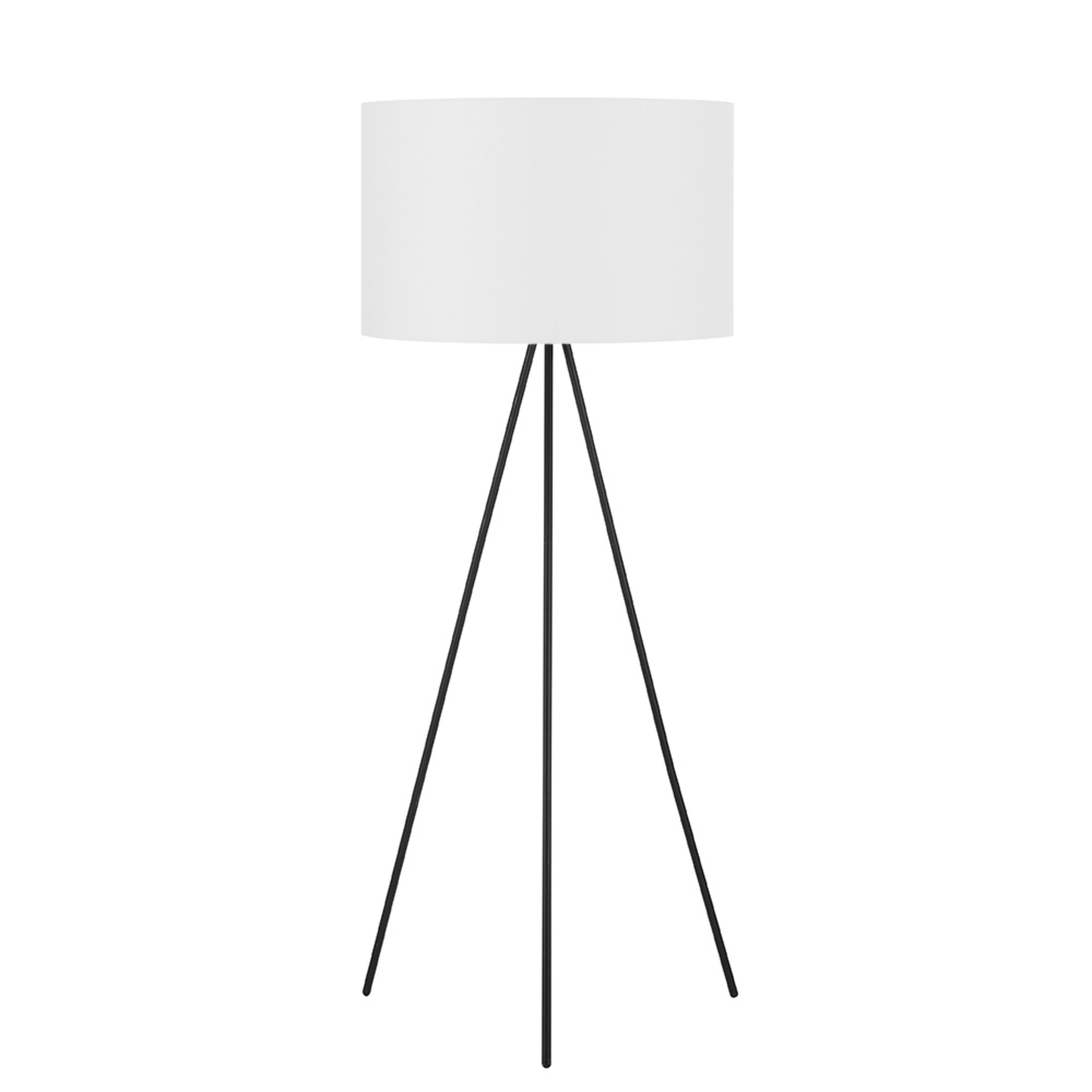 Fenda Tripod Floor Lamp Ø45,5 White/Black - SLV