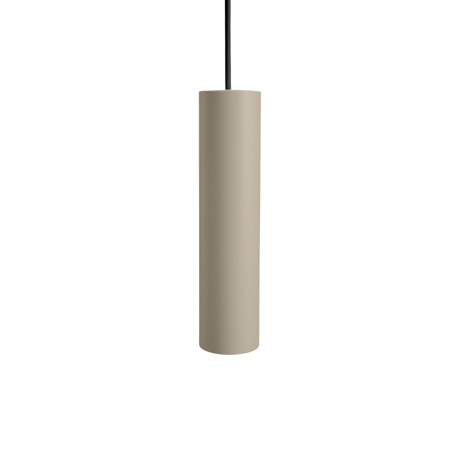Tube Flex hængelampe, højde 25 cm, beige, metal – Antidark Tube Flex hængelampe, højde 25 cm, beige, metal – Antidark