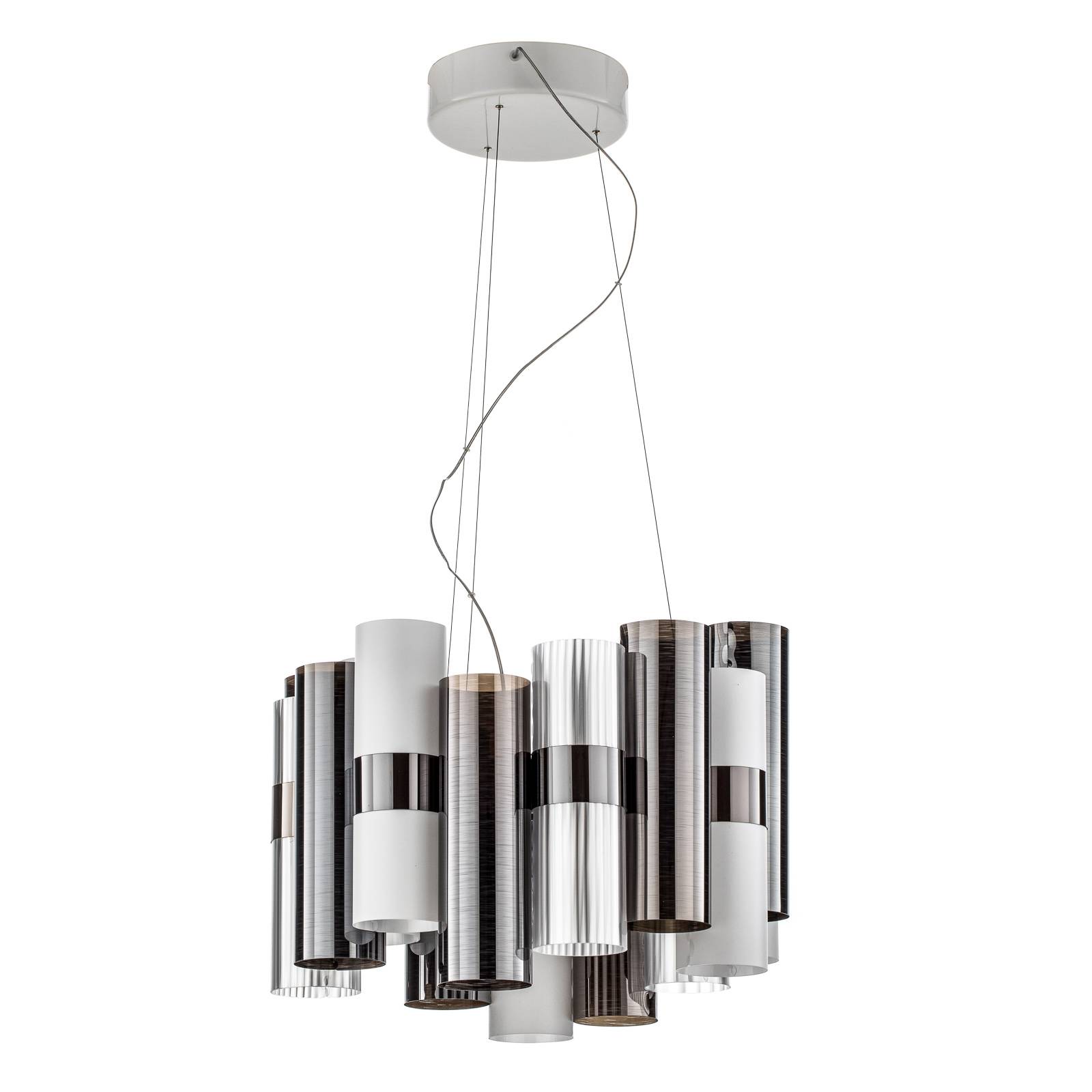 Slamp La Lollo Medium Hängelampe zinn/weiß