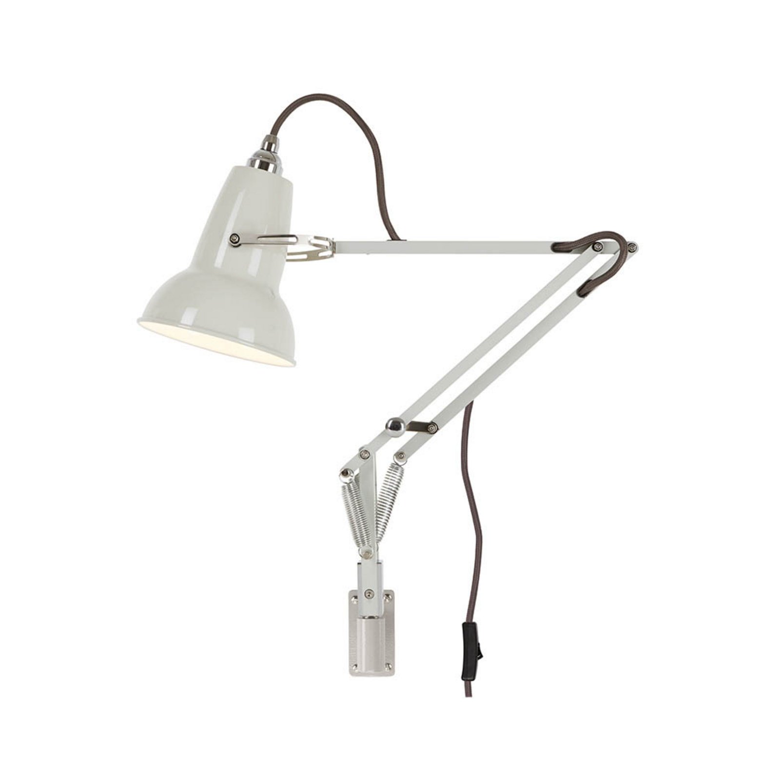 Original 1227 Mini Wandleuchte mit Beschlag Linen White - Anglepoise
