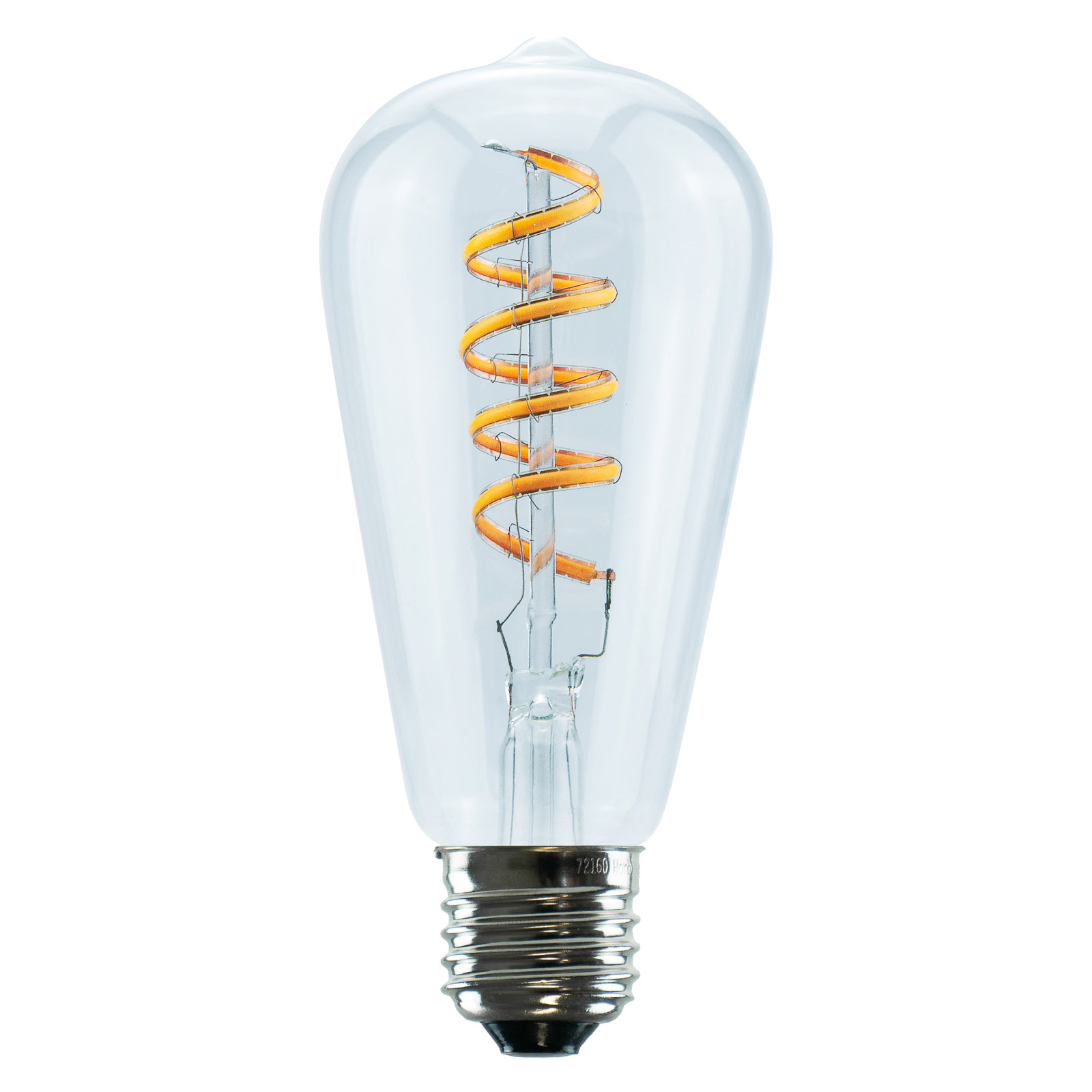 SEGULA LED bulb E27 7 W ST64 Curved ambient clear