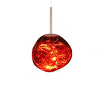 Melt Mini LED závesné svietidlo, Ø 28 cm, medená - Tom Dixon