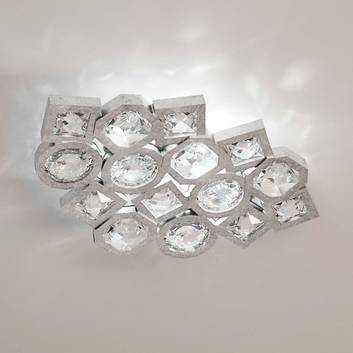 Stardust mosaikk-LED-vegglampe i sølv