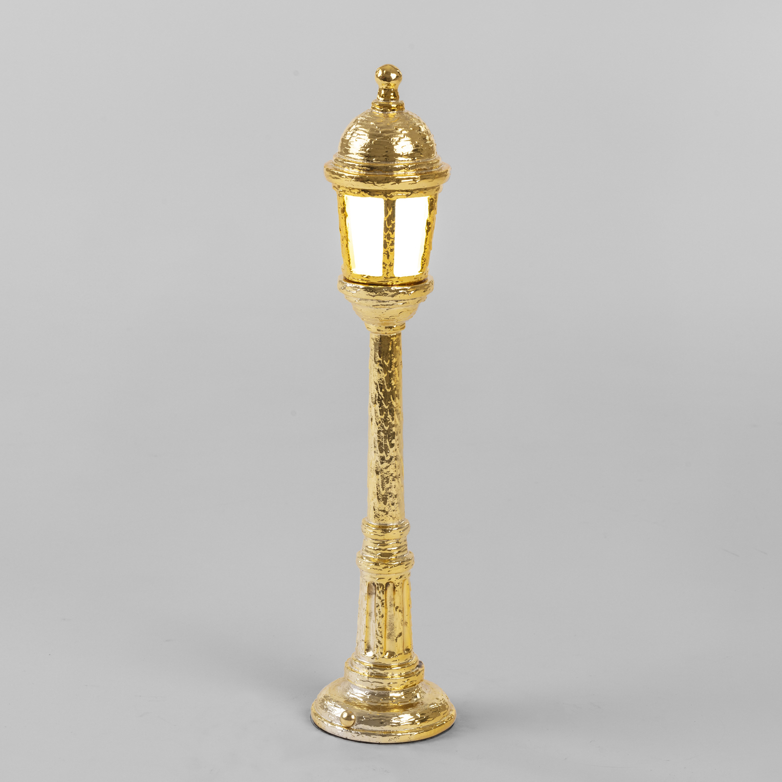 Lampada LED esterni Street Lamp con accu, oro