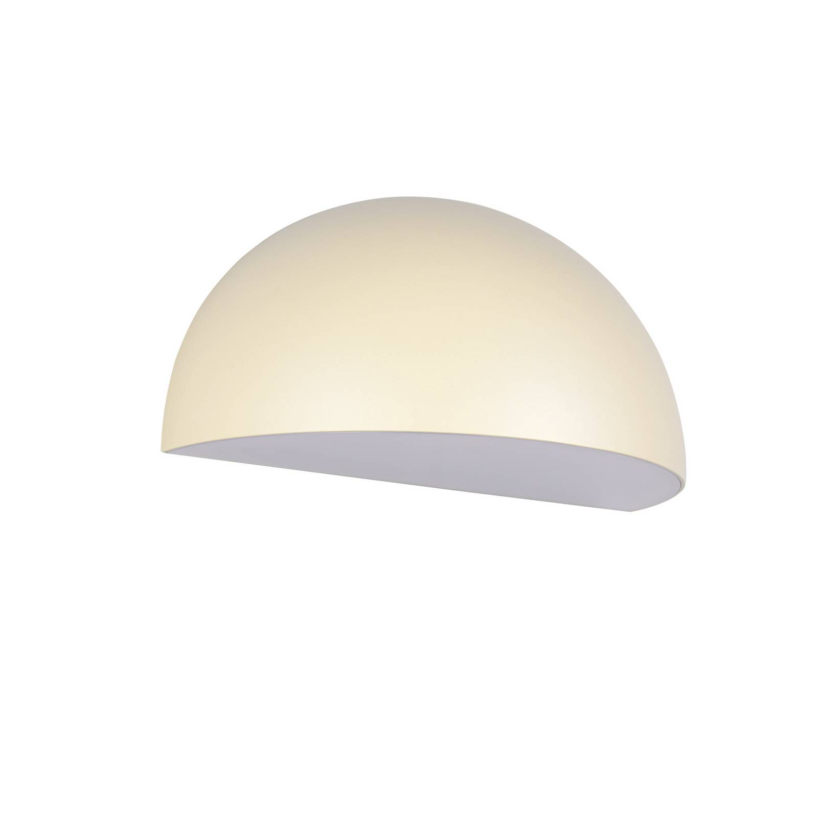 Außenwandleuchte MAAS, creme, Breite 27 cm, Metall, IP44