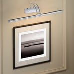 Piktura - LED picture light with switch, chrome