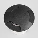 LED-innfellingslampe gulv Ceci 120-3L svart CCT