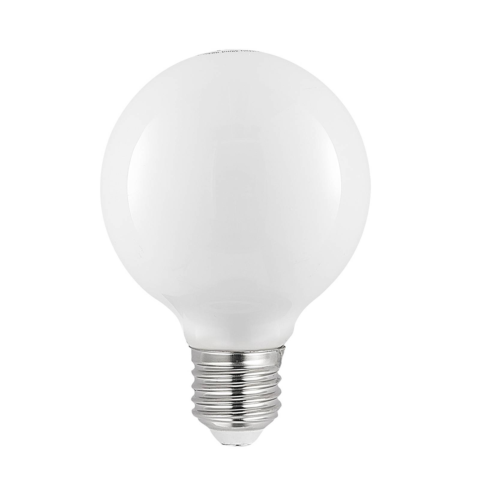 LED-Leuchtmittel G80 E27, 8 W, 2.700 K, opal, dimmbar