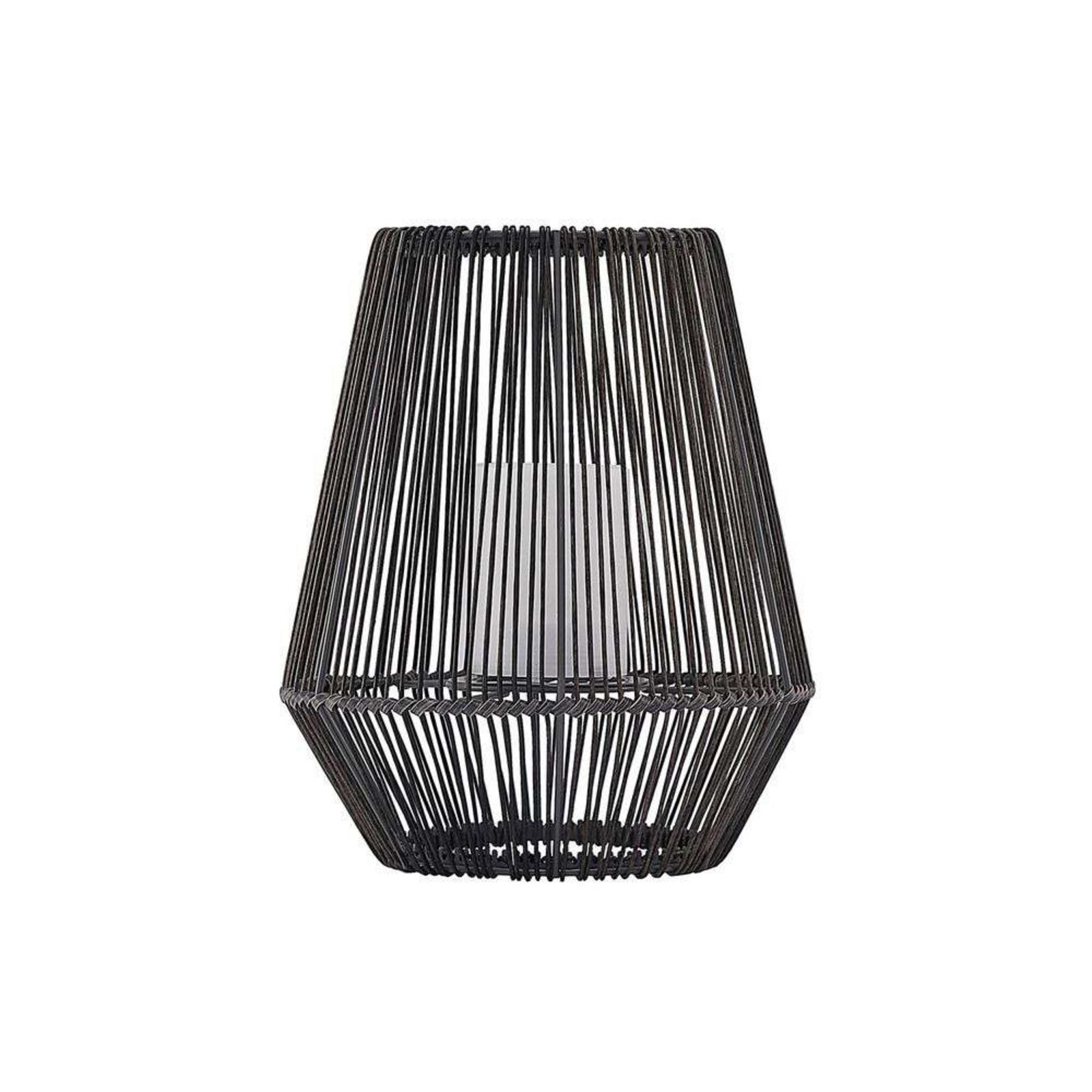 Kaati Lámpara solar LED Ø26 Black - Lindby