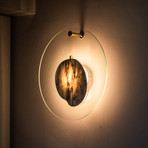 Foscarini Gioia LED-vägglampa med marmorskiva