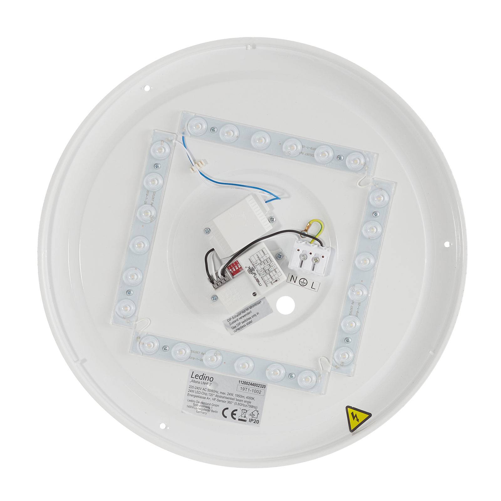 Lampa sufitowa LED Altona, HF, 4 000 K 36 cm