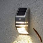 Lámpara solar LED pared Wally, detector movimiento