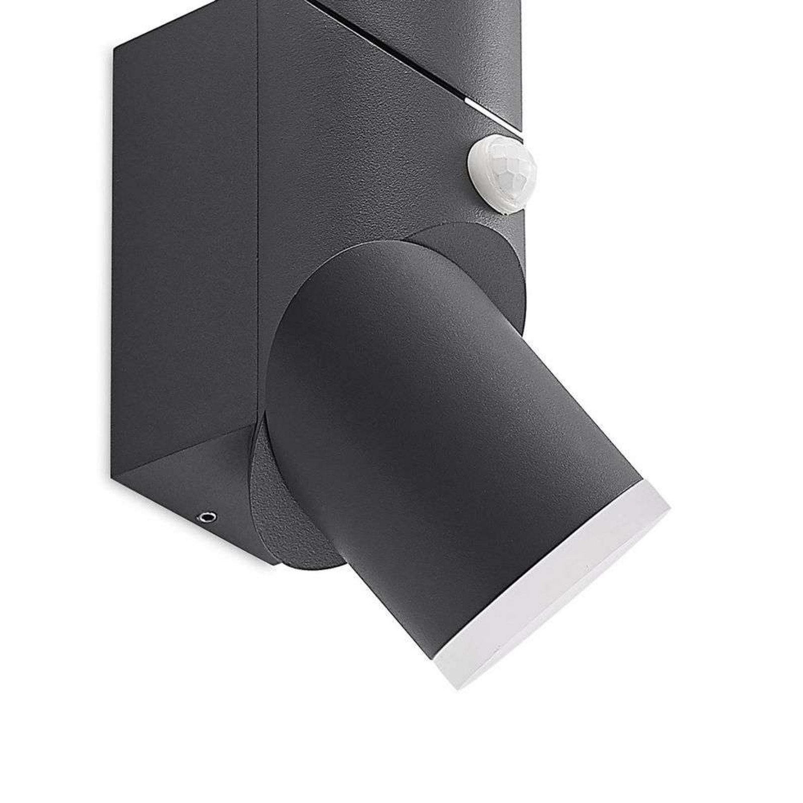 Aspyn 2 Kültéri Fali Lámpa Érzékelővel Dark Grey - Lindby