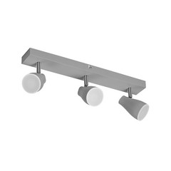 LEDVANCE Pear faretto LED GU10 3 luce grigio
