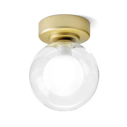 Cosmo ceiling light, 1bulb, gold Lights.co.uk