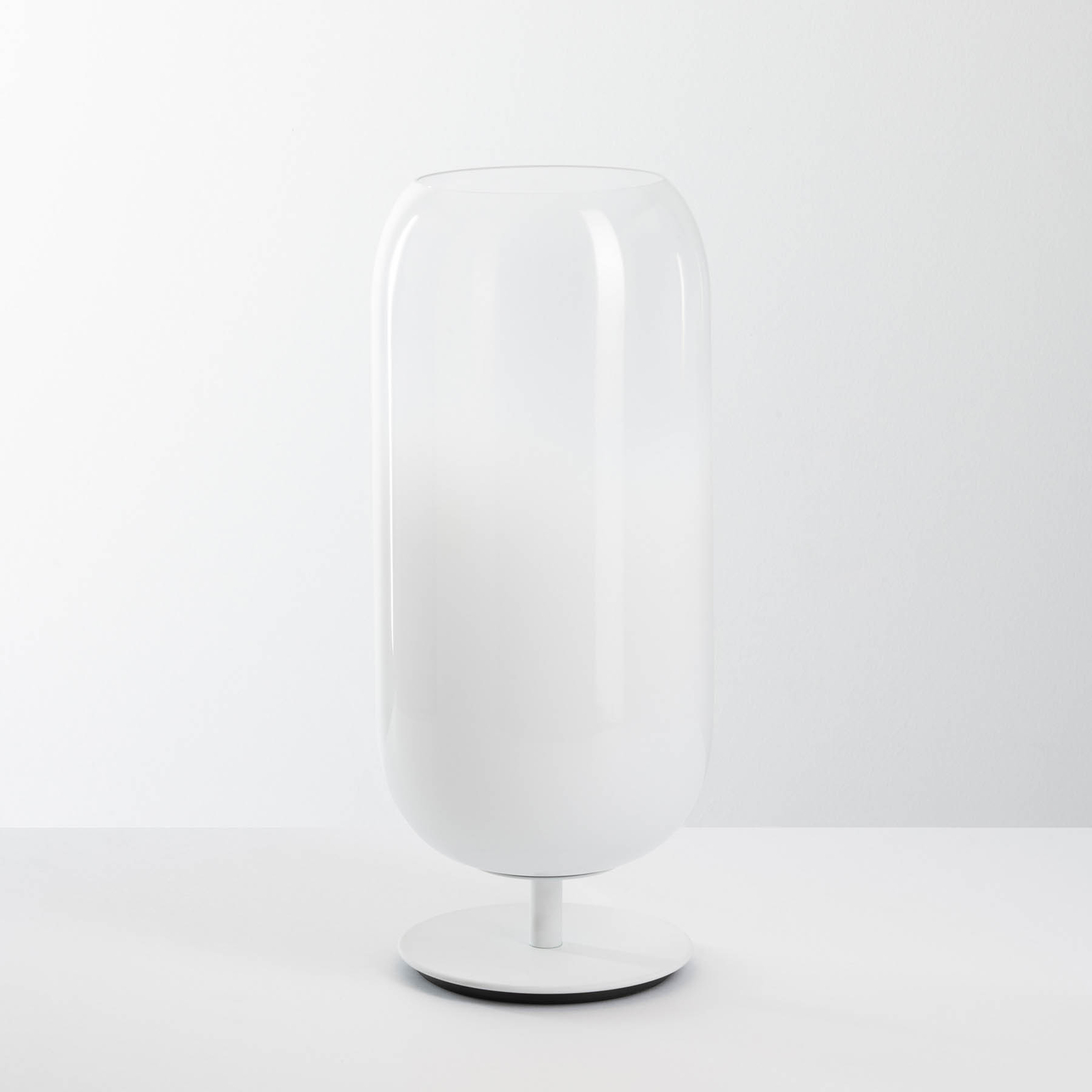 Artemide Gople Mini galda lampa, balta/balta