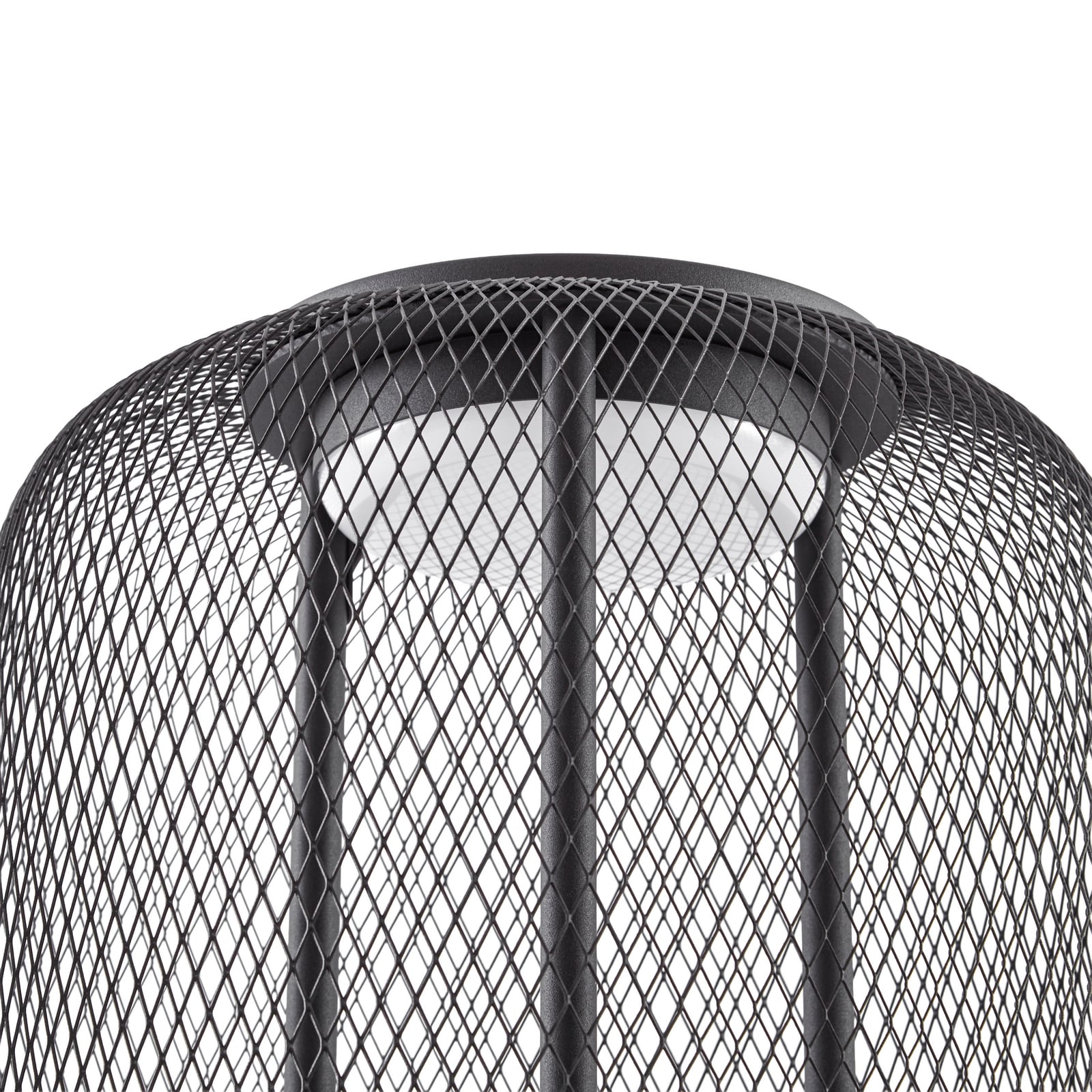 LED podna lampa Korvyn, crna, visina 80 cm, IP44 - Lucande