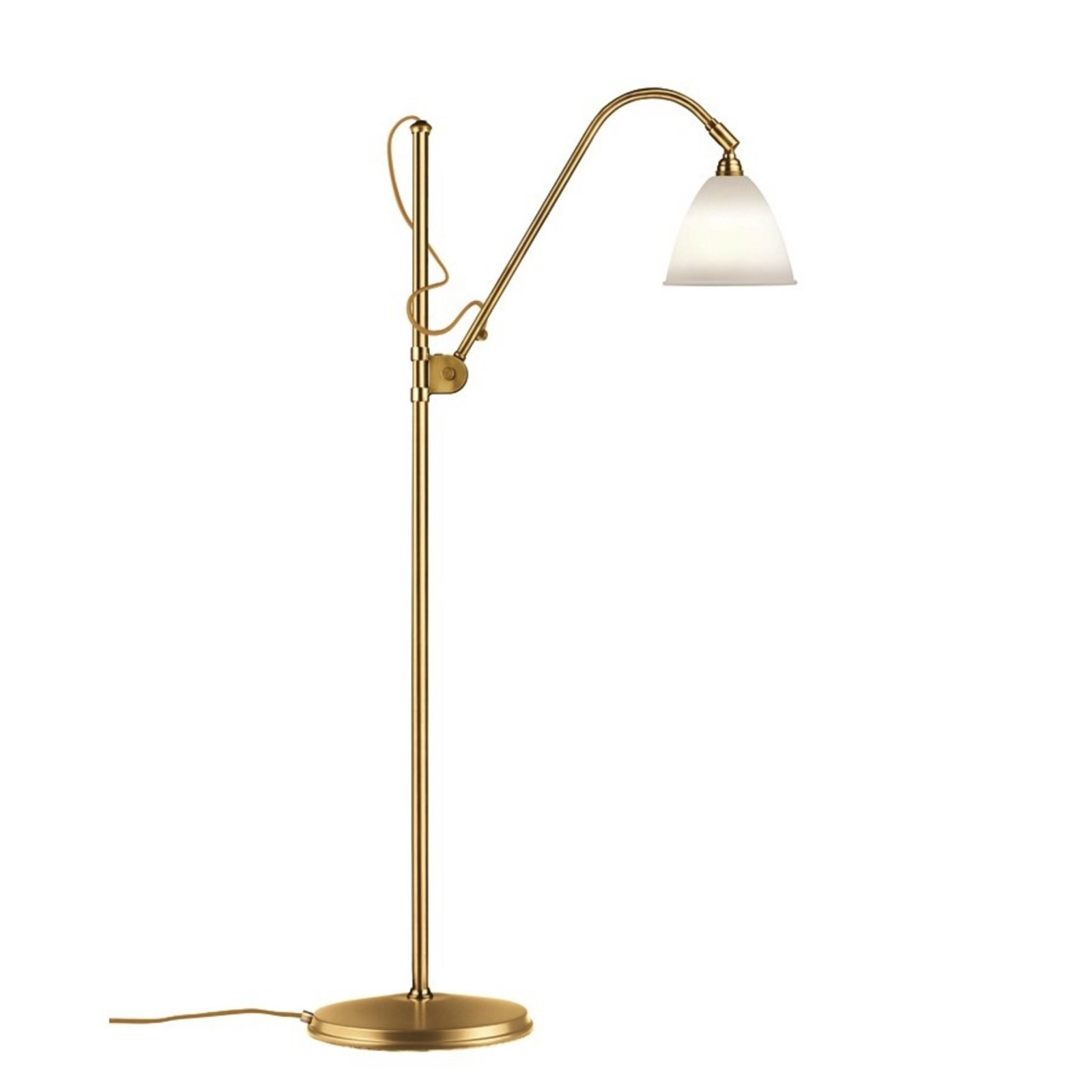 Bestlite BL3 Lampadar ø16 Brass/Porcelain - GUBI