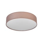 Lampa sufitowa OSRAM ORBIS PARIS, brązowa, Ø 48 cm, tekstylna, E27