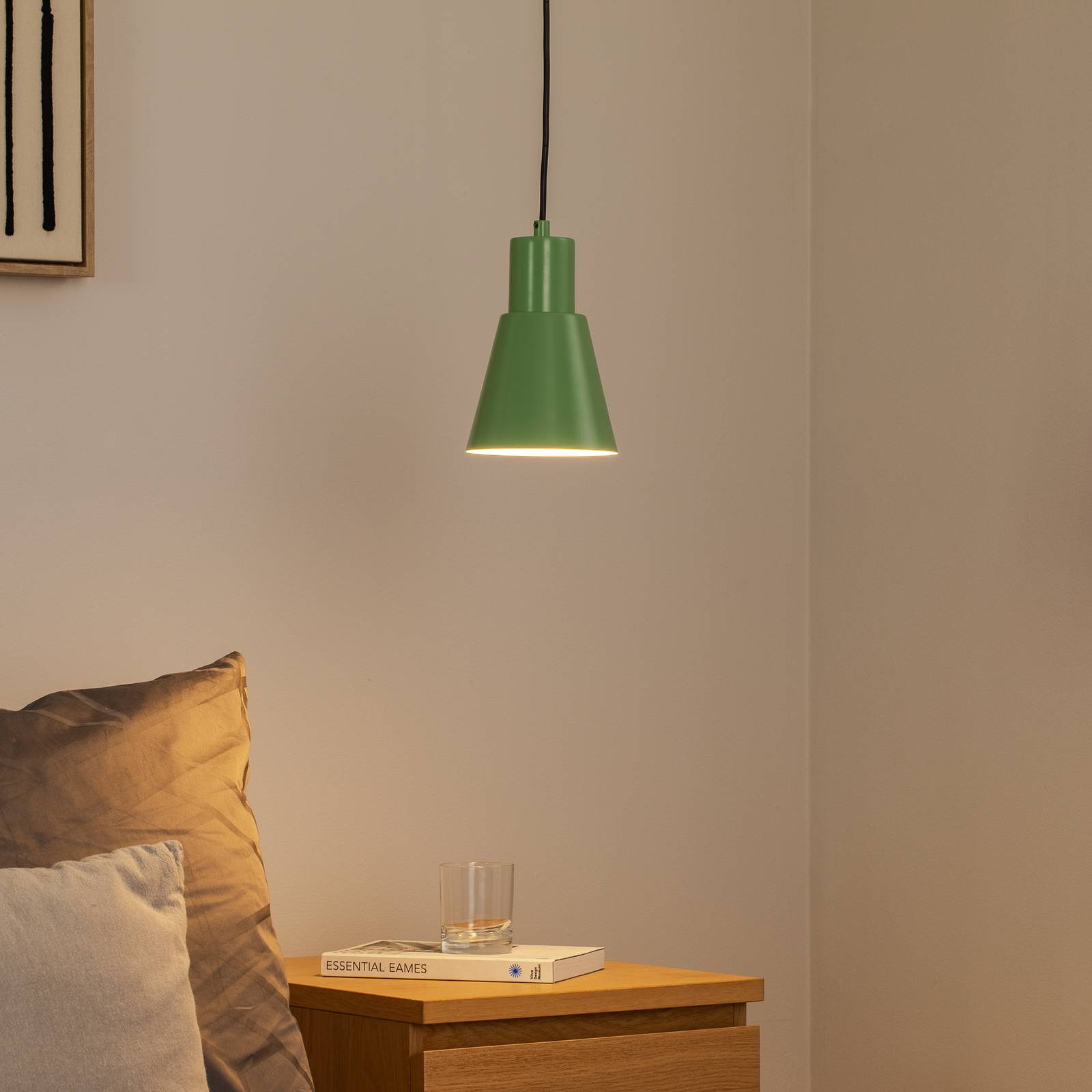 Hängeleuchte Konikkem, mintgrün, Metall, Ø 14 cm, E27 günstig online kaufen